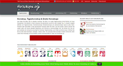 Desktop Screenshot of horoskope.org